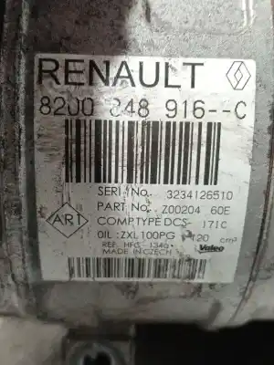 Автозапчастина б/у компресор кондиционера для renault master iii furgón (fv) 2.3 dci 110 fwd (fv0r, fv0w) посилання на oem iam 8200848916  z0020460e