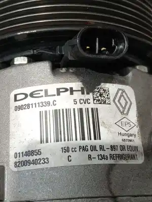 Second-hand car spare part air conditioning compressor for renault scénic ii (jm0/1_) 1.9 dci (jm14) oem iam references 8200940233  01140855