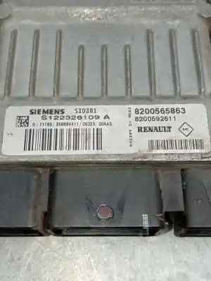Second-hand car spare part ecu engine control for renault clio iii (br0/1, cr0/1) 1.5 dci (br0h, cr0h, cr1s, br1s) oem iam references 8200565863 8200592611 s122326109a
