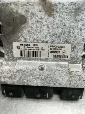 Second-hand car spare part ecu engine control for renault clio iii exception oem iam references 8200522357 s120200105a 8200510536