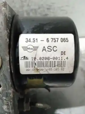 Second-hand car spare part abs for mini mini (r50,r53) cooper oem iam references 6756066 10096008613 10020600114 34516757065