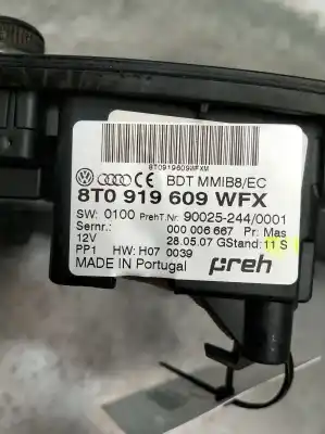 Pezzo di ricambio per auto di seconda mano comando multifunzione per audi a5 coupe (8t) 3.0 v6 24v tdi riferimenti oem iam 8t0919609wfx  90025244