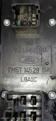 Peça sobressalente para automóvel em segunda mão botão / interruptor elevador vidro dianteiro esquerdo por ford focus lim. (cb4) trend referências oem iam 7n5t14529ba  03168080