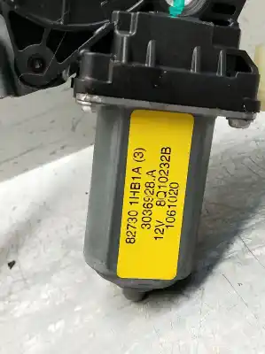 Peça sobressalente para automóvel em segunda mão elevador de vidros dianteiro direito por nissan note acenta referências oem iam 827301hb1a 8q10232b 3036928a