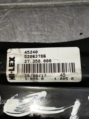 Second-hand car spare part driver left window regulator for opel combo d-y17ct oem iam references 52063786  37358000