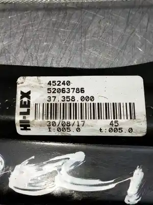 Second-hand car spare part driver left window regulator for opel combo d-y17ct oem iam references 52063786  37358000