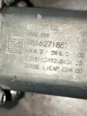 Автозапчастина б/у регулятор вікна передній лівий для peugeot 308 sw ii (lc_, lj_, lr_, lx_, l4_) 1.5 bluehdi 130 посилання на oem iam 9816271880 9816273280 