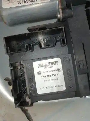 Second-hand car spare part driver left window regulator for skoda octavia ii (1z3) 1.9 tdi oem iam references 1k0959793c  