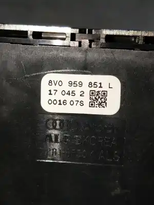 Автозапчасти б/у выключатель левого переднего окна за audi a3 limousine (8vs, 8vm) 2.0 tdi ссылки oem iam 8v0959851l  170452