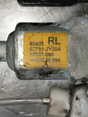 Peça sobressalente para automóvel em segunda mão elevador de vidros traseiro esquerdo por renault koleos 2.0 dci diesel fap cat referências oem iam   
