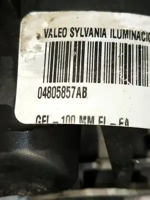 Second-hand car spare part left fog light for jeep compass (mk49) 2.0 crd 4x4 oem iam references 04805857ab  