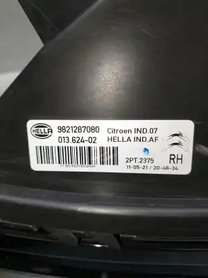 Peça sobressalente para automóvel em segunda mão farol / farolim direito por citroen c4 cactus bluehdi 100 referências oem iam 9821287080  01362402
