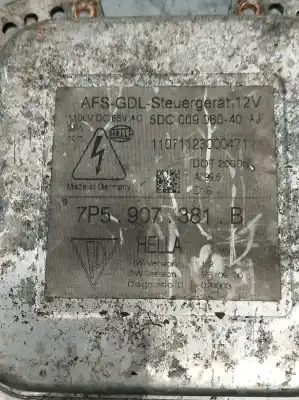 Second-hand car spare part xenon headlights control unit  for porsche cayenne (92a) 4.8 s oem iam references 7p5907381b  