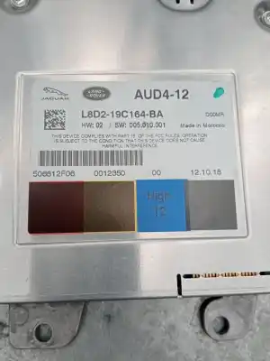 Автозапчасти б/у аудиосистема / радио cd за jaguar e-pace (x540) 2.0 d180 awd ссылки oem iam l8d219c164ba  506812f06