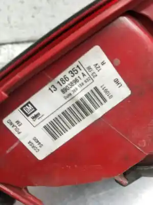 Second-hand car spare part right tailgate light for opel corsa d furgoneta/hatchback (s07) 1.3 cdti (l08) oem iam references 13186351  89038961a