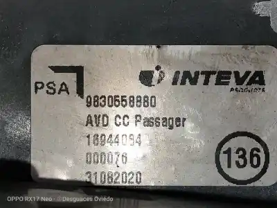 Second-hand car spare part front right central locking system for opel mokka electrico oem iam references 9830558880  16944084
