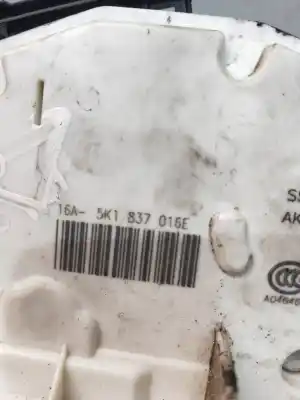 Second-hand car spare part front right central locking system for seat leon (5f1) style oem iam references 5k1837016e  