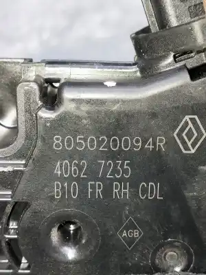 Second-hand car spare part front right central locking system for renault zoe (bfm_) zoe (bfmc) 5aq605 oem iam references 805020094r  40627235