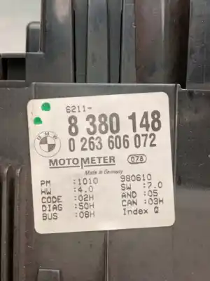 Second-hand car spare part dashboard for bmw 3 (e46) 320 d oem iam references 0263606072  8380148