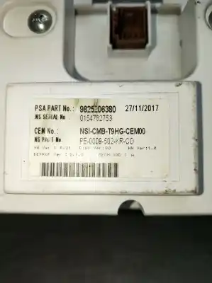 Автозапчастина б/у панель інструментів для peugeot 308 sw ii (lc_, lj_, lr_, lx_, l4_) 1.5 bluehdi 130 посилання на oem iam 9825206380  