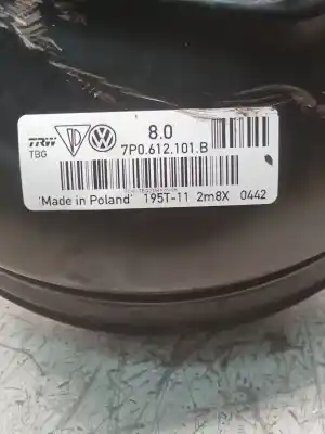 Second-hand car spare part brake servo for porsche cayenne (92a) 4.8 s oem iam references 7p0612101b  