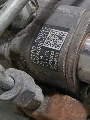Peça sobressalente para automóvel em segunda mão bomba de injeção por toyota auris active referências oem iam 221000r040  hu2940000710