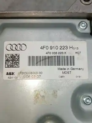 Pezzo di ricambio per auto di seconda mano modulo elettronico per audi a6 allroad c6 (4fh) 2.7 tdi quattro riferimenti oem iam 4f0910223h  720300800000