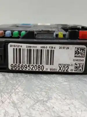 Second-hand car spare part fuse box unit for citroen c3 picasso (sh_) 1.6 bluehdi 100 oem iam references 9666952080  