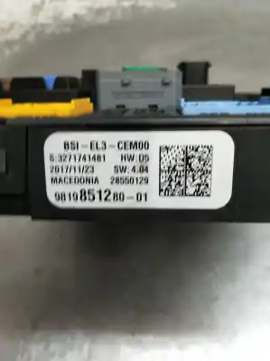 Second-hand car spare part fuse box unit for peugeot 308 sw ii (lc_, lj_, lr_, lx_, l4_) 1.5 bluehdi 130 oem iam references 9819851280 28550129 3271741481