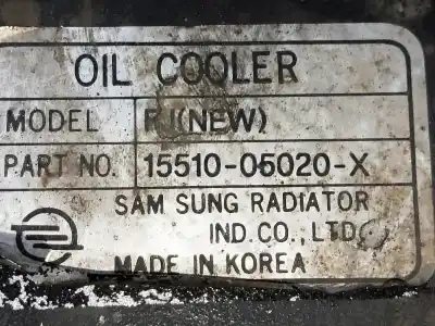 Автозапчастина б/у масляний радіатор для ssangyong musso 2.3 diesel cat 76 cv / 56 kw посилання на oem iam 1551005020x  