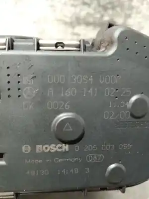 Peça sobressalente para automóvel em segunda mão borboleta de admissão por smart cabrio básico referências oem iam a1601410225  0003094v007