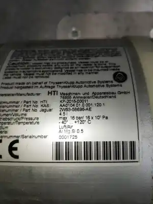 Peça sobressalente para automóvel em segunda mão compressor suspensão por jaguar xj 8 3.2 referências oem iam 2w935b696ae  kf201500011