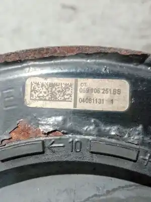 Peça sobressalente para automóvel em segunda mão polia do virabrequim por audi a5 (8t3) 3.0 tdi quattro referências oem iam 059105251bb  04081131