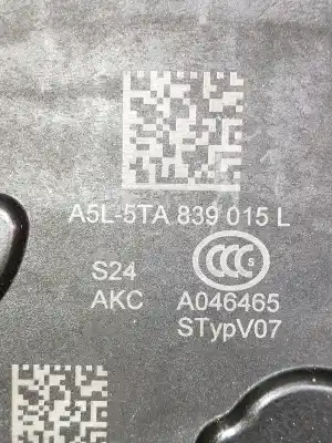 Second-hand car spare part rear left central locking system for seat ateca (kh7) style go oem iam references a5l5ta839015l  