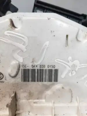 Second-hand car spare part rear left central locking system for seat leon (5f1) style oem iam references   