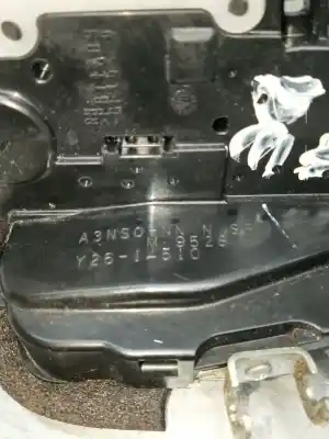 Second-hand car spare part rear right central locking system for nissan leaf (ze1) electric oem iam references a3ns0nn m9528 y2614510 5p