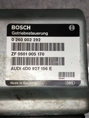 Автозапчастина б/у блок управління акпп для audi a8 (d2) 3.7 quattro посилання на oem iam 0260002292 4d0927156e 