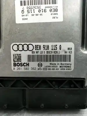 Автозапчастина б/у ебу контролер двигуна для audi a4 b7 (8ec) 2.0 tfsi посилання на oem iam 8e0910115q 8e0907115d 0261s02362