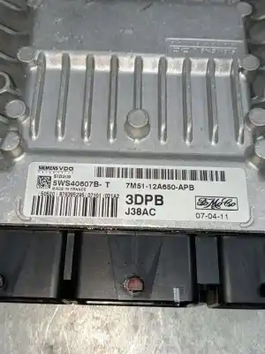 Автозапчастина б/у ебу контролер двигуна для ford focus ii (da_, hcp, dp) 1.8 tdci посилання на oem iam 5ws40607bt  7m5112a650apb Автозапчастина б/у ебу контролер двигуна для ford focus ii (da_, hcp, dp) 1.8 tdci посилання на oem iam 5ws40607bt  7m5112a650apb