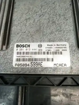 Second-hand car spare part ecu engine control for jeep compass (mk49) 2.0 crd 4x4 oem iam references 0281013444  p05094599ae
