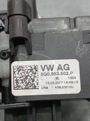 Second-hand car spare part headlights switch for skoda octavia iii (5e3, nl3, nr3) 2.0 tdi oem iam references 5q0953502p  