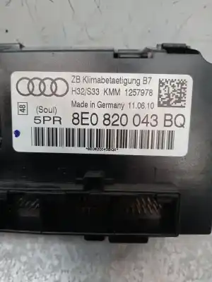 Peça sobressalente para automóvel em segunda mão comando de sofagem (chauffage / ar condicionado)  por seat exeo (3r2) 2.0 tdi referências oem iam 8e0820043bq  1257978