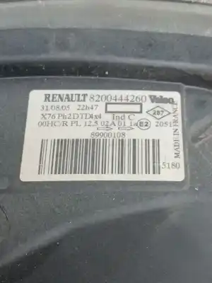 Second-hand car spare part right headlight for renault kangoo express (fc0/1_) 1.9 dci 4x4 (fc0v) oem iam references 8200444260  89900108 Second-hand car spare part right headlight for renault kangoo express (fc0/1_) 1.9 dci 4x4 (fc0v) oem iam references 8200444260  89900108