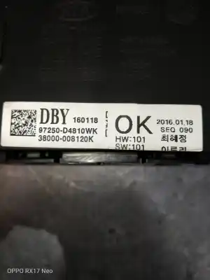 Peça sobressalente para automóvel em segunda mão comando de sofagem (chauffage / ar condicionado)  por kia optima vision referências oem iam 97250d4810  38000008120k