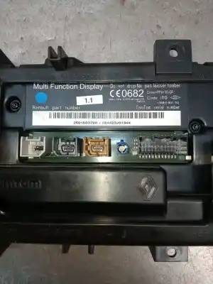 Автозапчастина б/у багатофункційний дисплей для renault captur i (j5_, h5_) 1.2 tce 120 посилання на oem iam 259156379r  