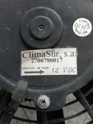 Second-hand car spare part radiator cooling fan for iveco massif single cab 3.0 hpi oem iam references 2700780017  