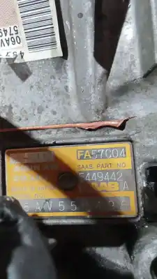 Second-hand car spare part gearbox for saab 9-5 (ys3e) 2.3 turbo oem iam references 5551sn fa57c04 sav 557496 