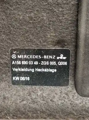 Second-hand car spare part parcel shelf for infiniti q30 2.2 d oem iam references a1566900349  