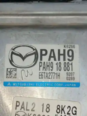 Second-hand car spare part ecu engine control for mazda 3 fastback (bp) 2.0 skyactiv-g m hybrid oem iam references pah918881  e6ta2771h