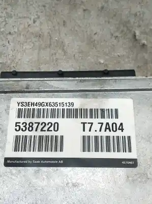 Second-hand car spare part ecu engine control for saab 9-5 (ys3e) 2.3 turbo oem iam references 5387220  yseh49gx63515139